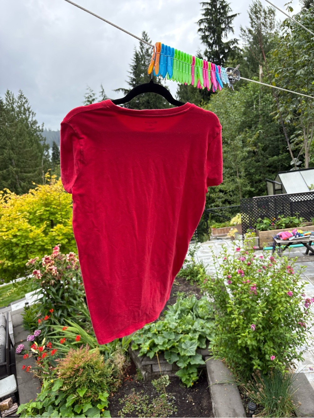Champion Bright Red Short-Sleeve Tee Dress with Logo - Picture 2 of 3